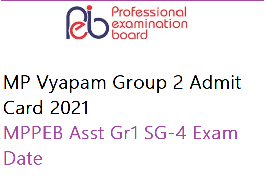 MP Vyapam Group 2 Admit Card