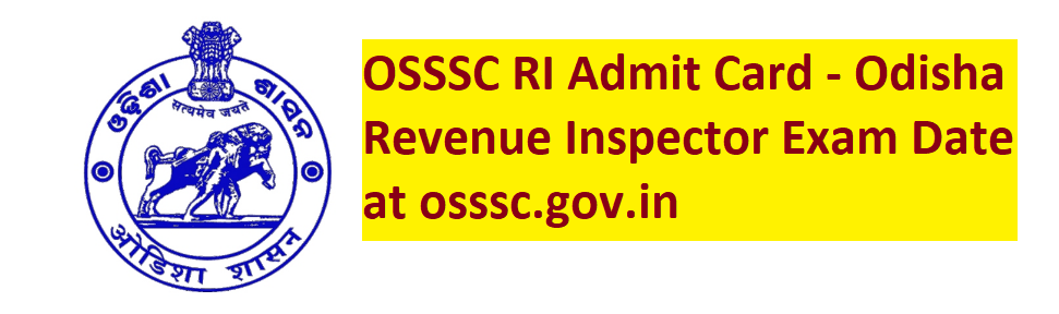 OSSSC RI Admit Card