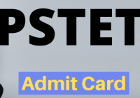 PSTET Admit Card 2022