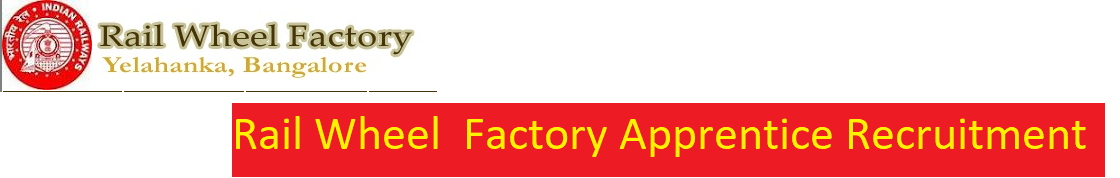 Rail Wheel Factory Apprentice Recruitment 