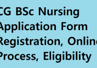 CG BSc Nursing Application Form