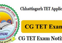 CG TET 2021 Notification