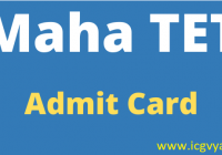 Maha TET Hall Ticket