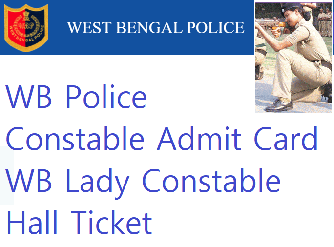WB Police Constable Admit Card