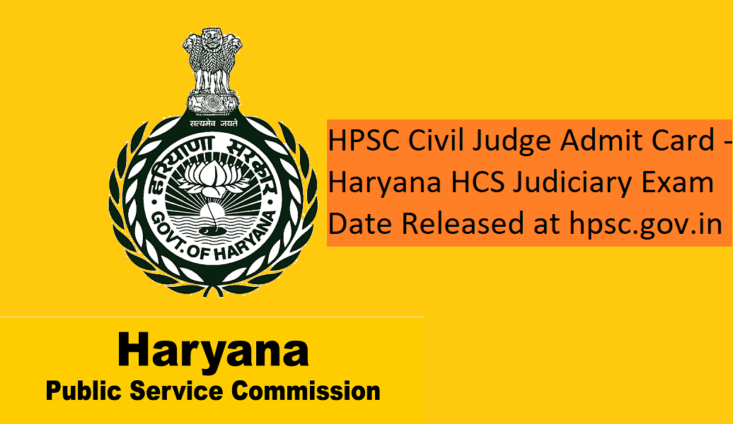 HPSC Civil Judge Admit Card