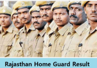 Rajasthan Home Guard Result