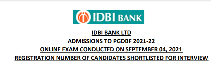 idbi bank assistant manager shortlisted candidates list