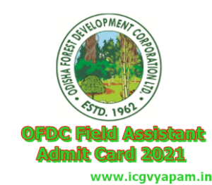 OFDC Field Assistant Admit Card