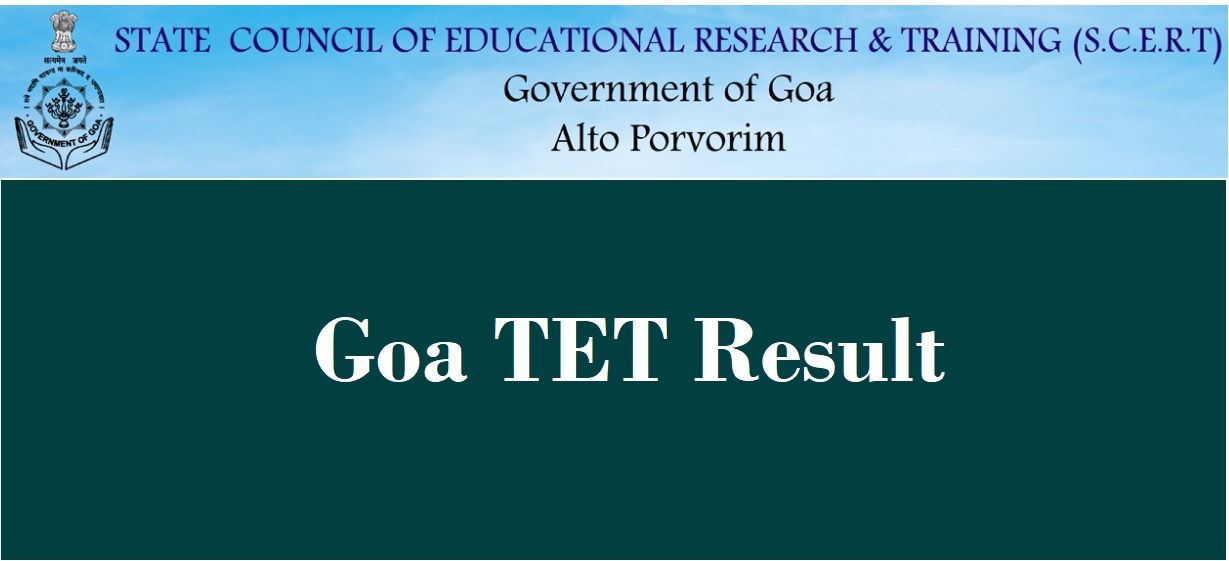 Goa TET Result