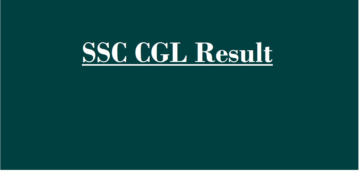 SSC CGL Result 2022