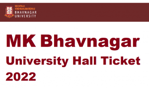 MK Bhavnagar University Hall Ticket 