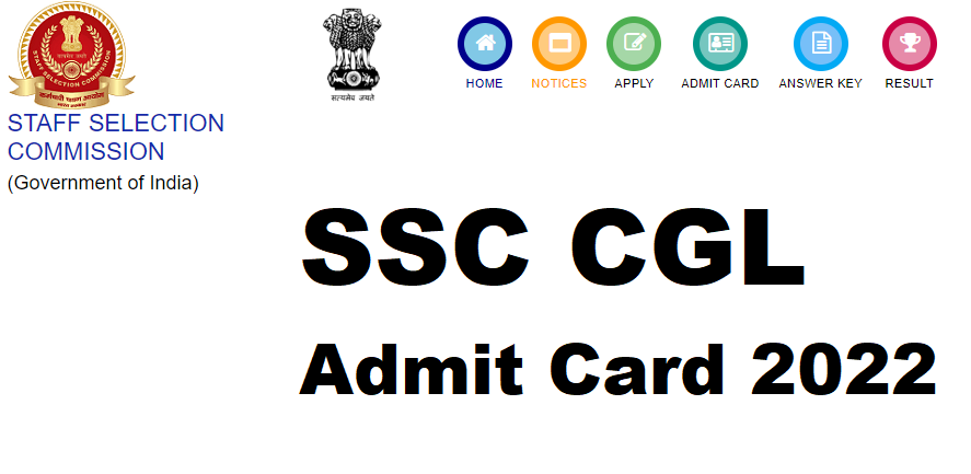 SSC CGL Admit Card 