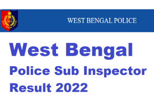 West Bengal Police SI Result 