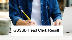 GSSSB Head Clerk Result 