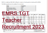 EMRS TGT Teacher Recruitment