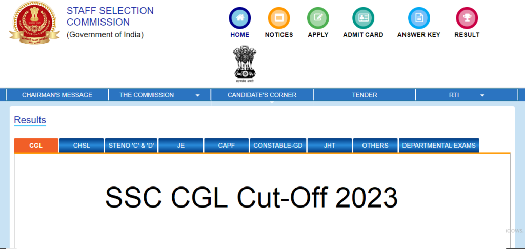 SSC CGL Cut Off 2023