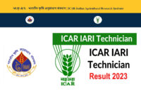 ICAR IARI Technician Result