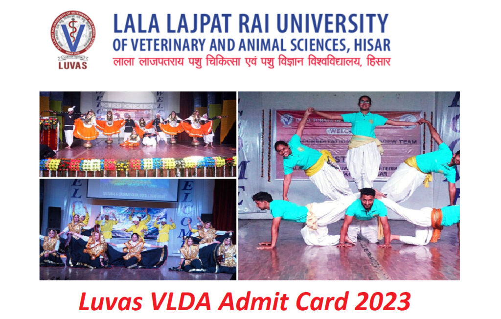 Luvas VLDA Admit Card 2023