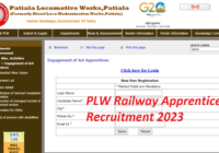 PLW Railway Apprentice Recruitment