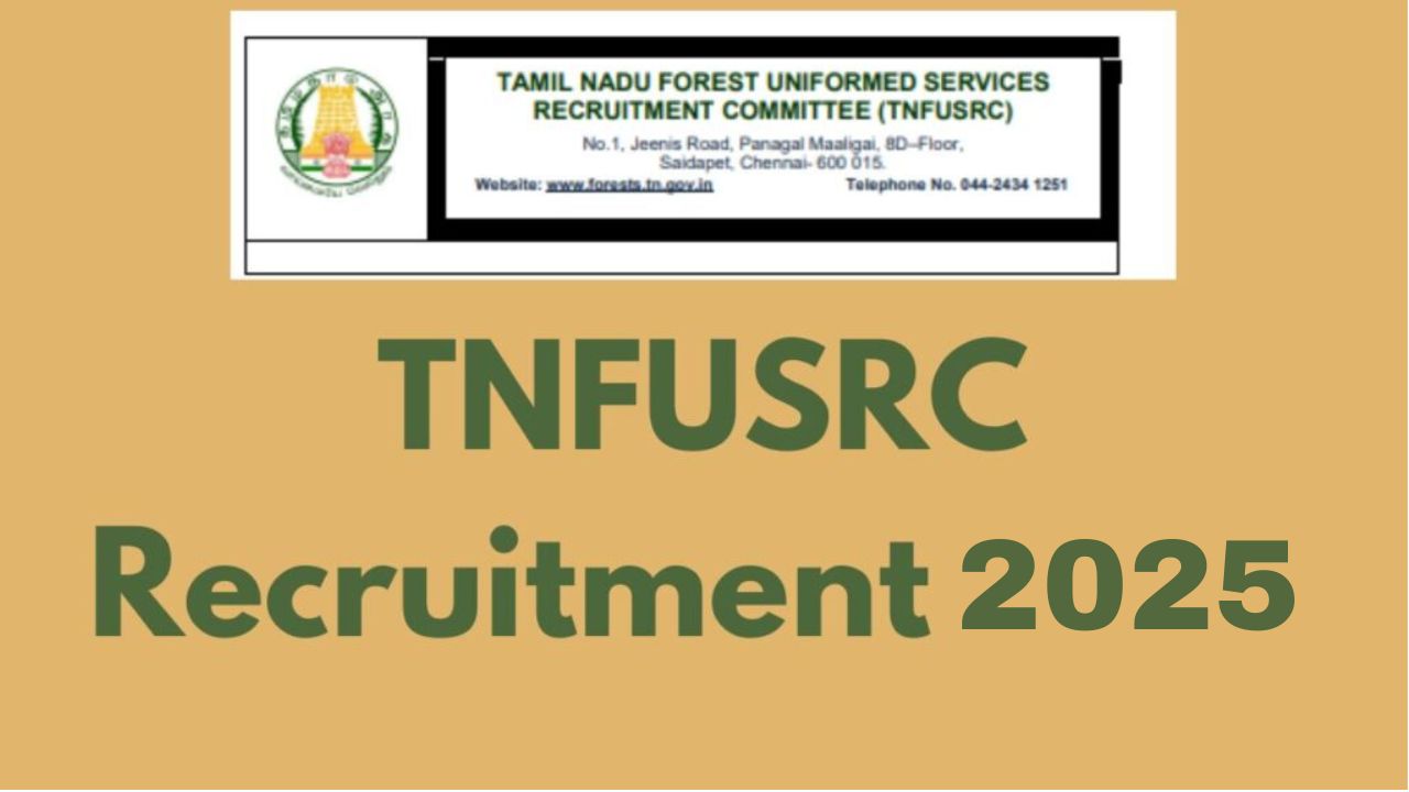 TNFUSRC Recruitment 2025
